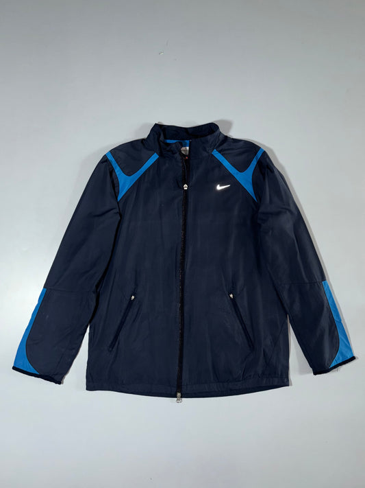 Nike Colorblock Full-Zip Track Jacket (Navy/Blue) – Size (XL)