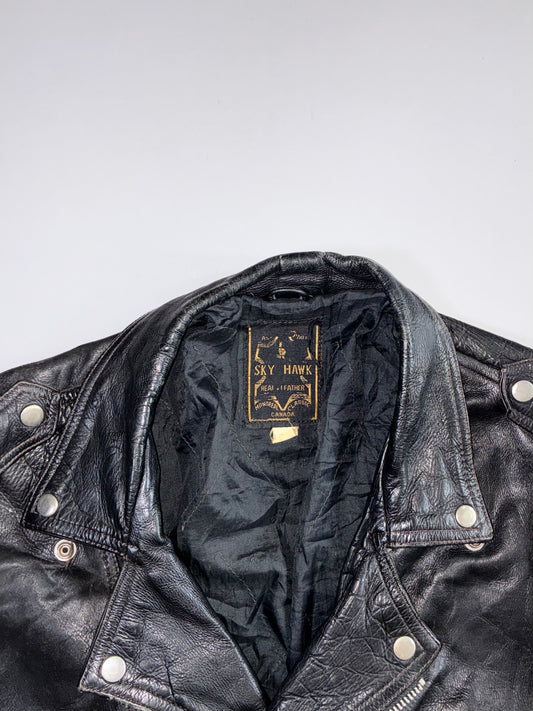 Sky Hawk x Harley-Davidson Custom Patches Pure Leather Jacket (L/XL)