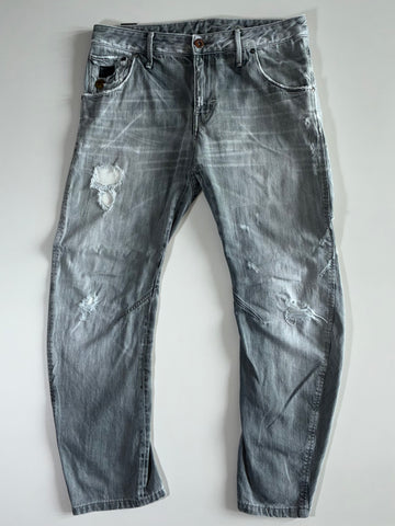G-Star Raw Distressed Grey Denim (W:34|L:38)