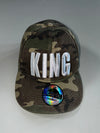 The camo "KING" snapback (Adjustable)