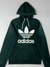 Adidas Trefoil | Dark Green Pullover Hoodie (S)
