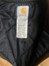 Carhartt Sherpa-Lined Duck Canvas Vest — Brown, (S/M)