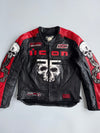 Icon “Skull Jacket” Genuine Leather Motorcycle Jacket Back Padded (M)