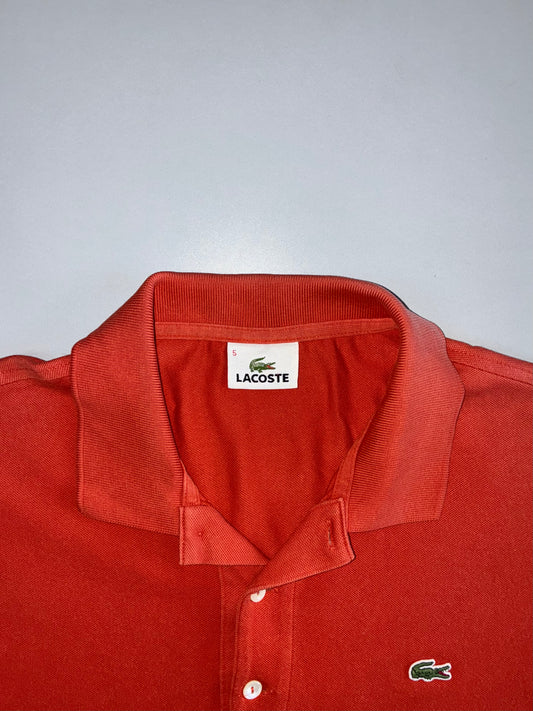 Lacoste Classic Piqué Polo Shirt in Rust Red (L)