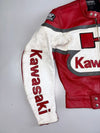 Vintage Segura X Kawasaki Original Pure Leather Racing Jacket - Made In France (M)