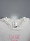 B&C Collection | “Game Set Match” Graphic Crewneck | White (M)