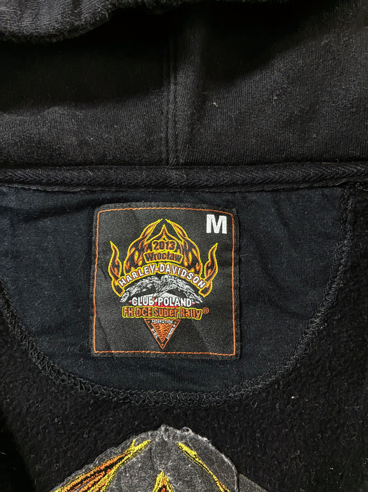 Harley-Davidson 2013 Poland Super Rally Flame Zip Hoodie (L)