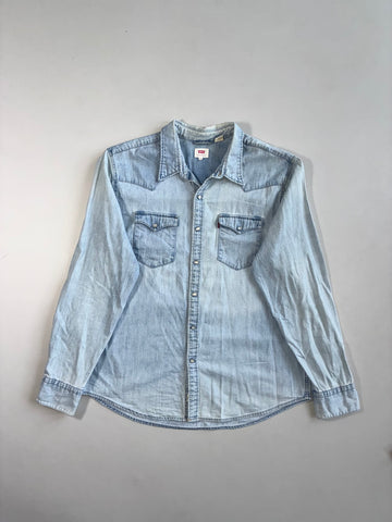 Levi’s Western Pearl Snap Denim Shirt (Xl)