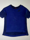 Nike Sportswear Royal Blue Pique Tee – Dipped Hem  (2XL)