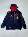 Pepe Jeans x Red Bull Racing F1 Team Hoodie Navy w/ Red Lining, Infiniti/Total/Geox Sponsors (XL)