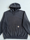 Vintage Carhartt Black Pocket Logo Pullover Hoodie (2XL/3XL)