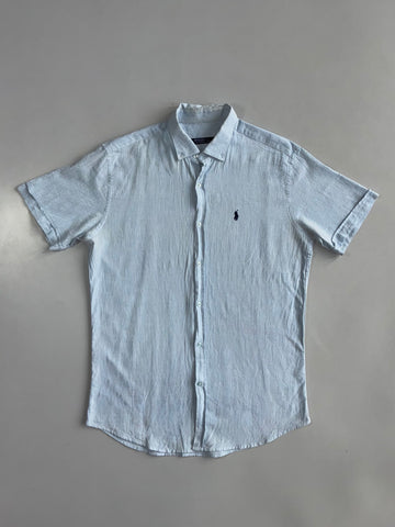 Polo Ralph Lauren | Slim Fit Linen Shirt Light Blue | (S/M)