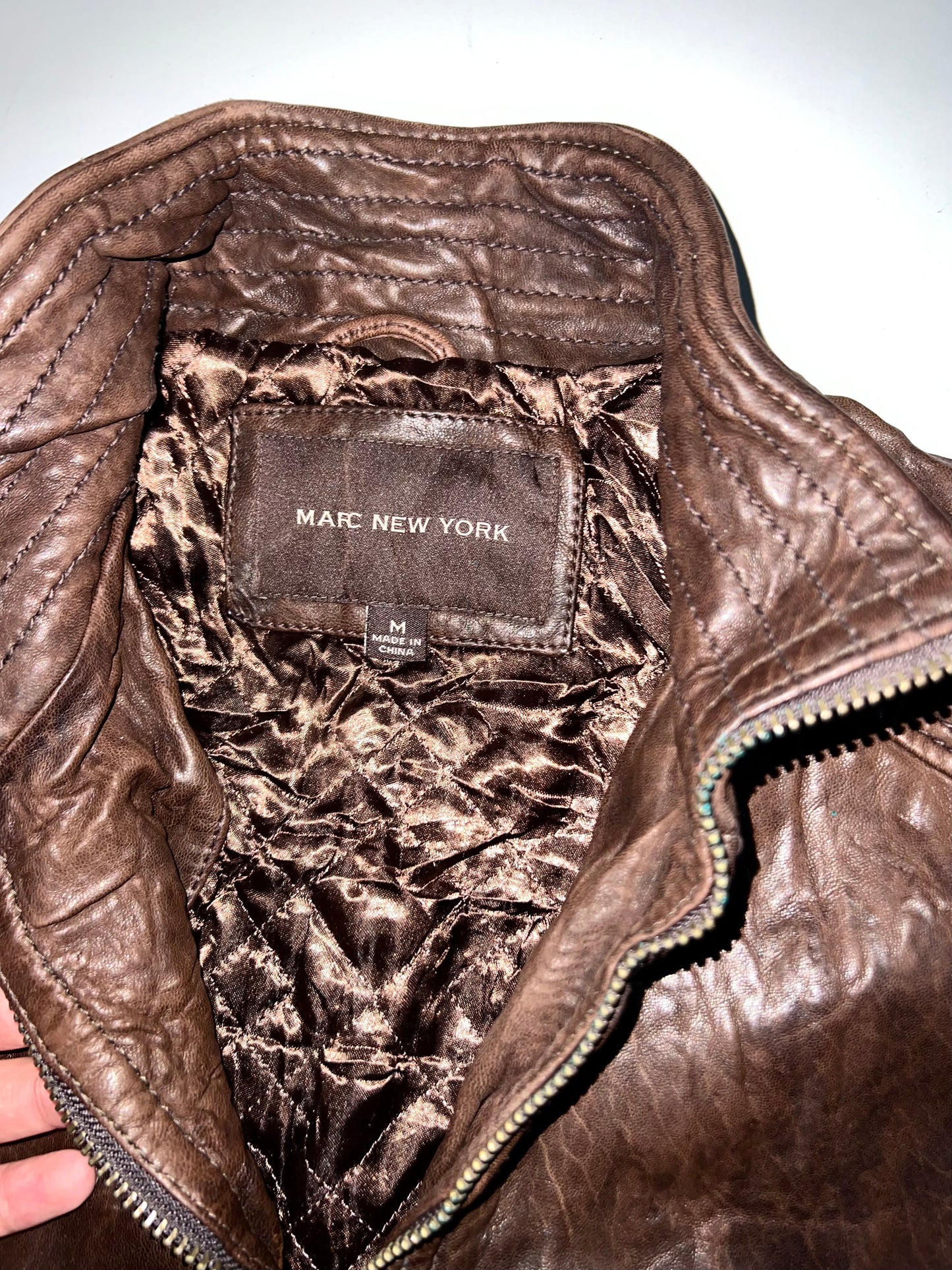 ZVintage Marc N.Y Original Leather Jacket (M)