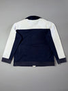 Vintage Tommy Hilfiger Striped Track Jacket – Navy/White (S)