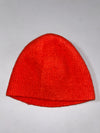 Vintage AMI Alexandre Mattiussi Orange Ribbed Knit Beanie (H:7 inches/W:16 inches)