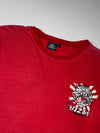 Jizo Bosatsu Japanese Graphic Long Sleeve Tee – Red (L)