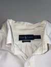 Polo Ralph Lauren White Oxford Button-Up Shirt Custom Fit Pony Logo (Xl)