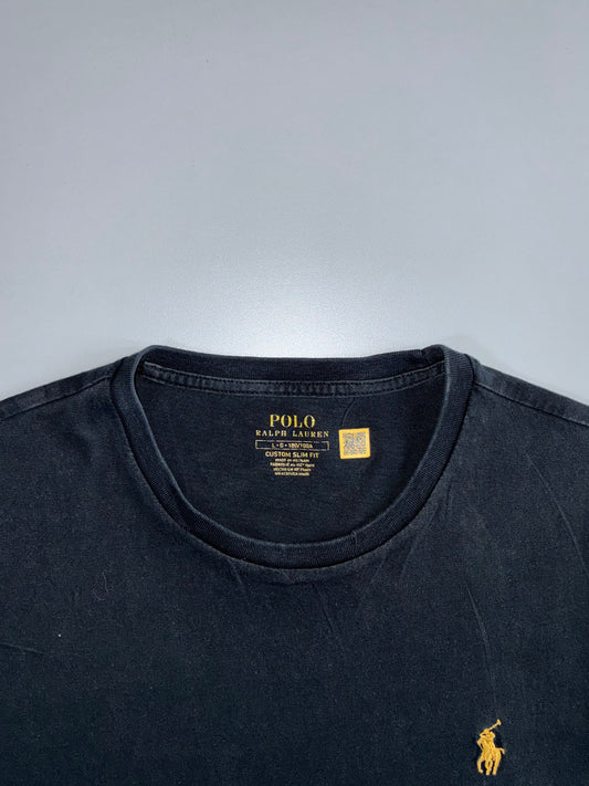 Polo Ralph Lauren Custom Slim Fit T-Shirt Black (L)