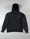 Champion Black Reverse Weave Style Pullover Hoodie (S)