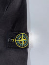 Stone Island Black Crewneck Sweatshirt with Signature Badge(M)
