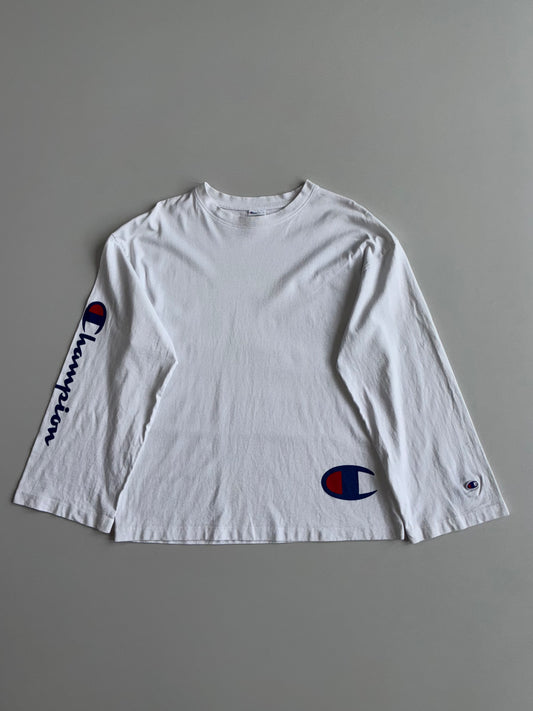 Champion Spellout Long Sleeve Tee Women’s (L)
