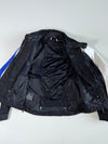 AXO Racing Dept. Blue Colour-Block Motorcycle Jacket Padded (S)