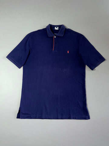 Polo Golf Ralph Lauren Navy Pima Cotton Polo – Athletic Fit – (M)