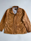 Mauritius Camel Leather Field Jacket (XL)