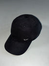 Nike Heritage86 Black Cap – Metal Swoosh Logo (Adjustable)