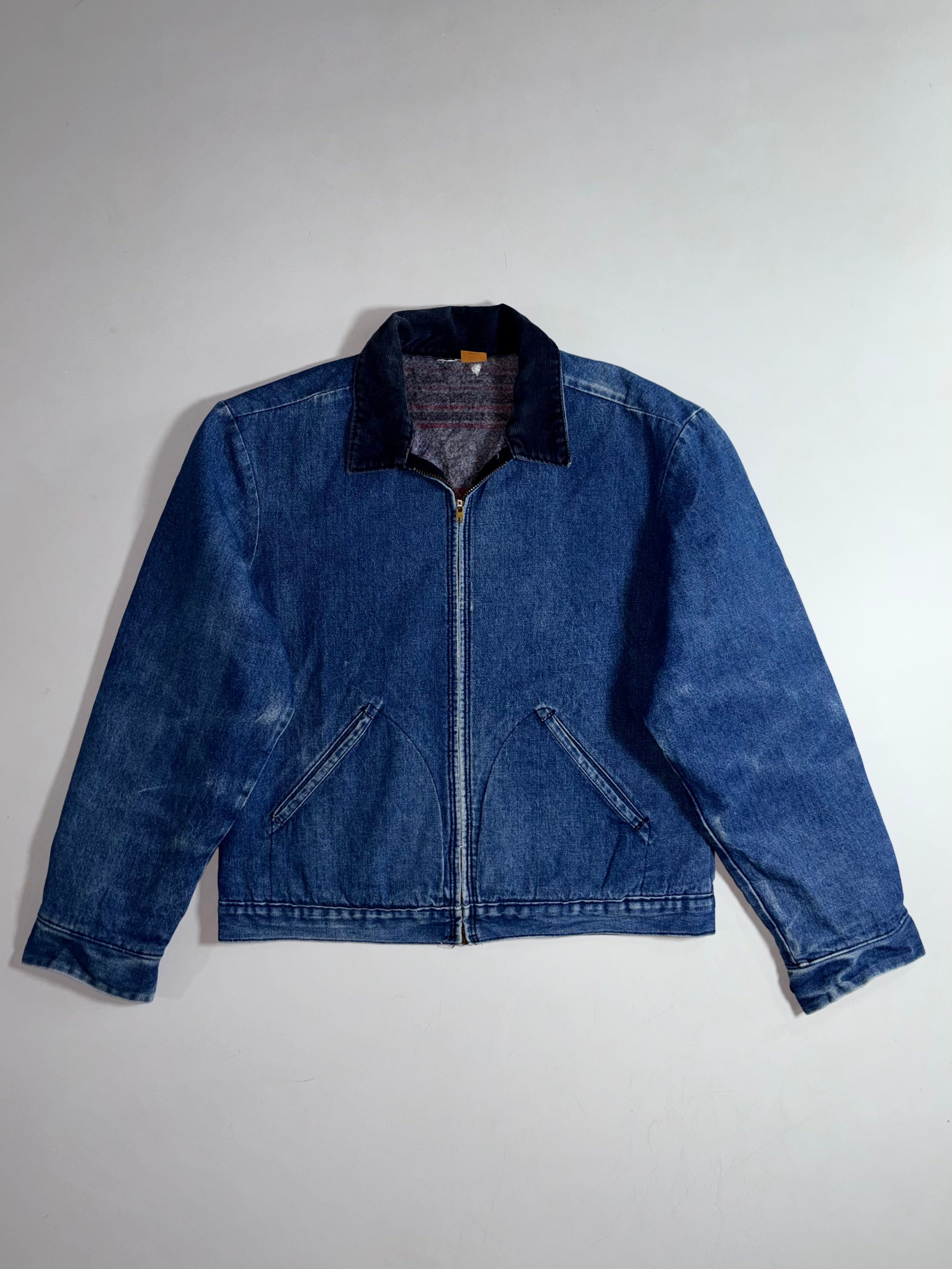 Vintage Big Ben by Wrangler Blanket-Lined Denim Work Jacket (M/L