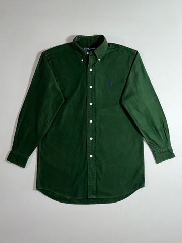 Ralph Lauren "Blake" Oxford Button-Down Shirt — Forest Green (L)