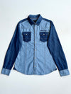 Vintage Guess Two Tone Denim Western Shirt (S)