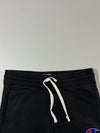 Champion Heritage Logo Black Fleece Jogger Sweatpants (W:35) (L:42)