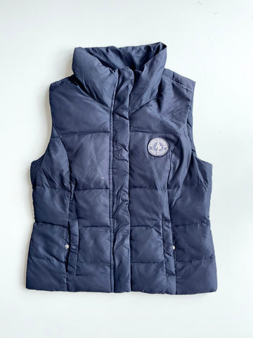 Abercrombie & Fitch Navy Puffer Vest with AF Patch woman’s(S)