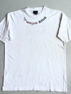 Vintage Hummel White Vestjysk Bank Graphic Tee (L)