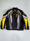 Yamaha Motorrad Vintage Textile Motorcycle Paded Jacket With Detachable Arm (XL)