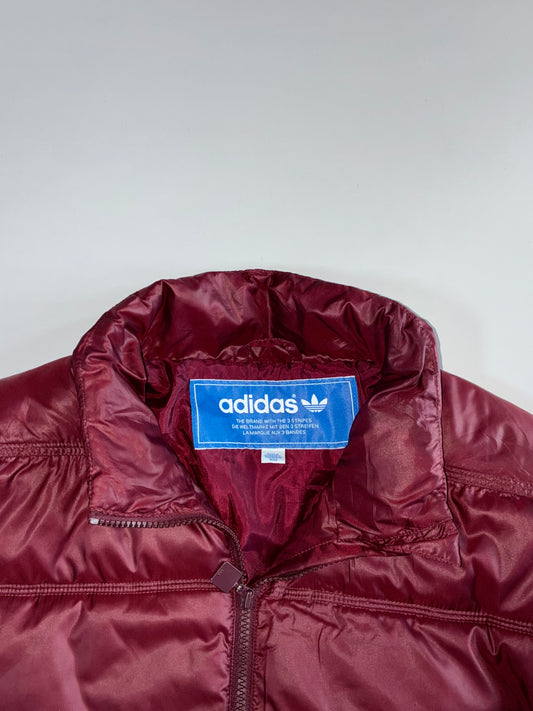 Adidas Originals Maroon Puffer Jacket (L)