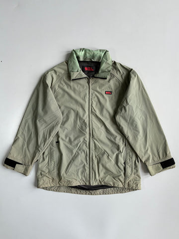 Fjällräven Sage Green Outdoor Jacket | Lightweight Zip-Up Hiking Jacket (XL)