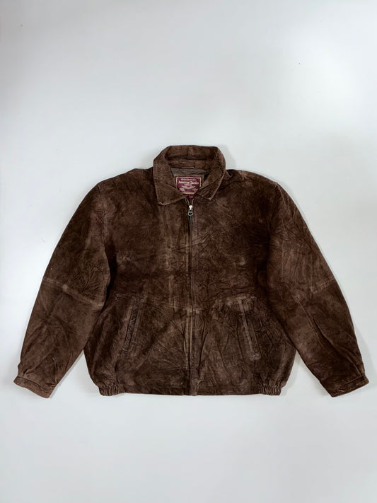 American Classics Premium Original Pure Sued Leather Jacket (XL)