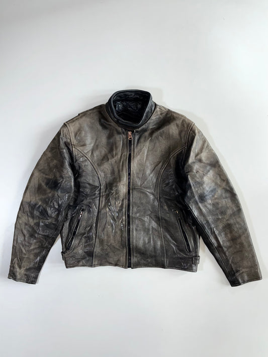 Ultra Premium Original Heavy Leather Jacket (L)