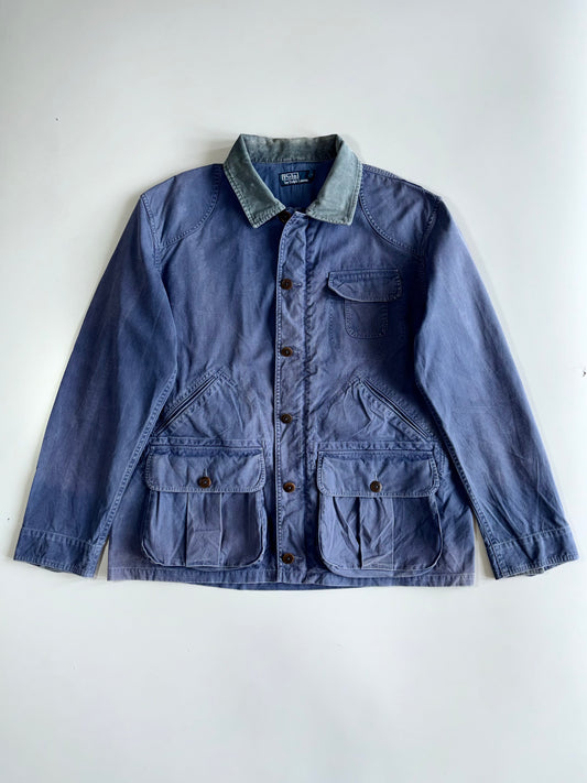 Vintage Polo Ralph Lauren Original Cotton Chore Coat with Corduroy Collar (XL)
