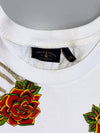 Vintage Christian Audigier Y2K Graphic Snake Fire T-shirt (L)