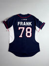NTNU EMBA Navy Baseball Jersey #78 with Sleeve Patches (XL)