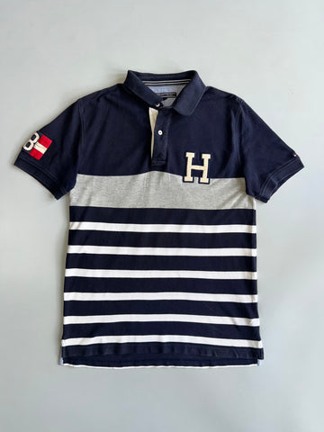 Tommy Hilfiger Colorblock Striped Rugby Polo (L)