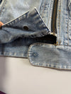 Y2K Dolce & Gabbana D&G Jeanius Military Cargo Denim Jacket (S)