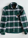 Roadsign Australia Green Plaid Quilted Flannel Shirt Jacket (S/M)