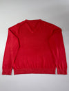 Tommy Hilfiger Cotton Cashmere V-Neck Sweater – Washed Red (XL)