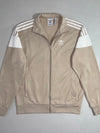 Adidas Originals Colorblock Track Jacket – Beige/White (L)
