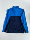 Adidas Blue Colourblock Track Jacket (S/M)
