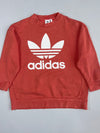 Adidas | Oversized Trefoil Sweatshirt | Rust Red (2XL)